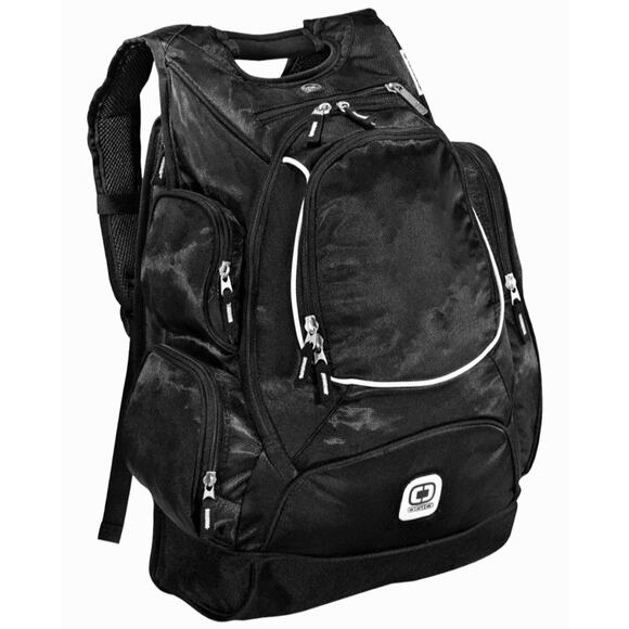 NEW OGIO Bounty Hunter 17" Computer Laptop Backpack Black Thin Blue Line Logo - Picture 1 of 11